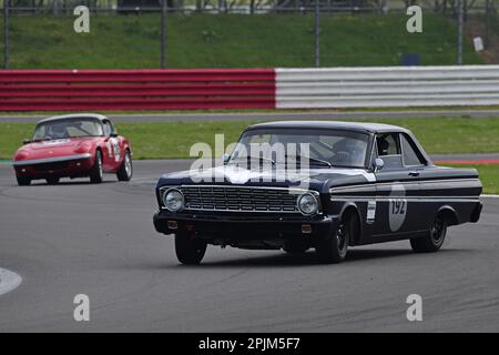 Julian Thomas, Ford Falcon, HSCC Historic Road Sports mit Historic Touring Cars und Ecurie Classic, drei Klassifizierungen kombiniert in einem Rennen, Stockfoto