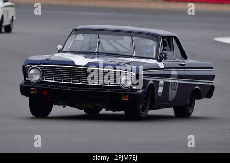 Julian Thomas, Ford Falcon, HSCC Historic Road Sports mit Historic Touring Cars und Ecurie Classic, drei Klassifizierungen kombiniert in einem Rennen, Stockfoto