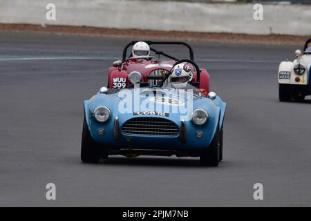 Kevin Kivlochan, AC Cobra, HSCC Historic Road Sports mit Historic Touring Cars und Ecurie Classic, drei Klassifizierungen kombiniert in einem Rennen, Stockfoto