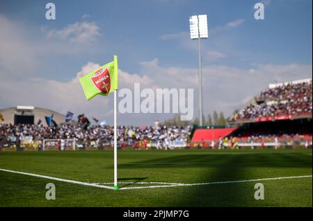 Monza, Italien. 02. April 2023 Während der Serie Ein Fußballspiel zwischen AC Monza und SS Lazio. Kredit: Nicolò Campo/Alamy Live News Stockfoto