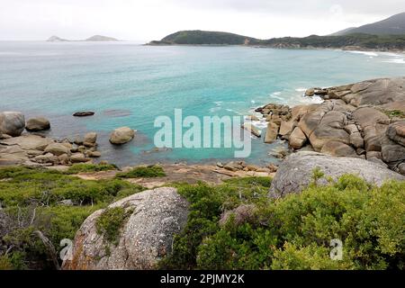 Quietschender Strand, Wilsons Promontory, Victoria, Australien Stockfoto