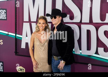 Austin, USA. 02. April 2023. Parker McCollum der rote Teppich bei den CMT Awards in Austin, Texas, am 2. April 2023. (Foto: Stephanie Tacy/SIPA USA) Guthaben: SIPA USA/Alamy Live News Stockfoto