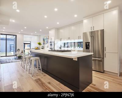 Renovierung des Halbfreihauses in Toronto für Immobilien Stockfoto