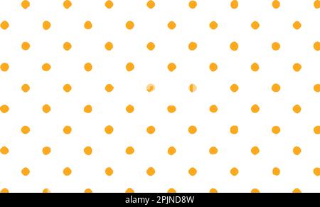 Nahtloses Punktmuster. Handgezeichnetes Punktmuster am Abskrakt. Vektordarstellung Stock Vektor