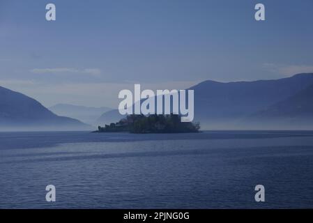 Brissago-Inseln (Isole di Brissago) am Schweizer Lago Maggiore Stockfoto