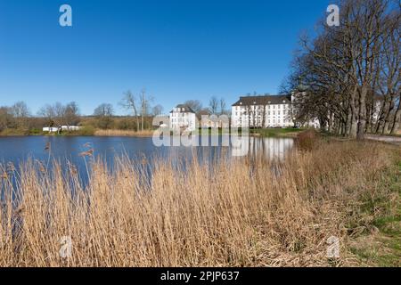 Schloss Gottorf, ehemaliger Sitz des Herzogs, heute ein Museum, Schleswig Stadt am Schlei Fjord, Schleswig-Holstein, Norddeutschland, Mitteleuropa Stockfoto