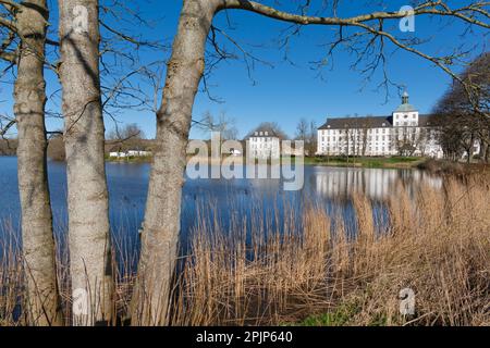 Schloss Gottorf, ehemaliger Sitz des Herzogs, heute ein Museum, Schleswig Stadt am Schlei Fjord, Schleswig-Holstein, Norddeutschland, Mitteleuropa Stockfoto