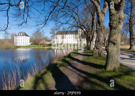 Schloss Gottorf, ehemaliger Sitz des Herzogs, heute ein Museum, Schleswig Stadt am Schlei Fjord, Schleswig-Holstein, Norddeutschland, Mitteleuropa Stockfoto