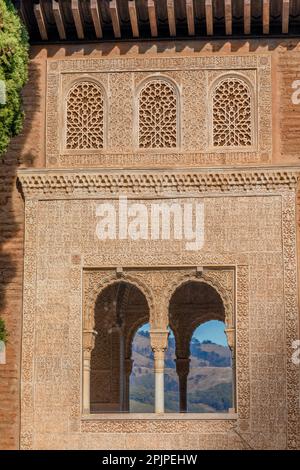 Oratorium des Partals, Alhambra, Granada, Andalusien, Spanien, Südwesteuropa Stockfoto