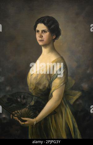 Georgi Evstatiev (1876-1923). Bulgarischer Maler. Weibliches Porträt, 1918. National Art Gallery Sofia. Bulgarien. Stockfoto