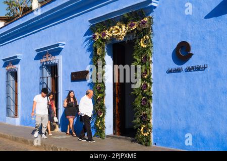 Mexiko, Fußgängerzone, historisches Zentrum von Oaxaca de Juarez, Staat Oaxaca, Mexiko Stockfoto