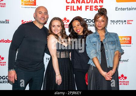 Toronto, Kanada. 01. April 2023. Rui Silva, Niamh Carolan, Celestine Caravaggio, Janice Mendes (Foto: /Sipa USA). Kredit: SIPA USA/Alamy Live News Stockfoto