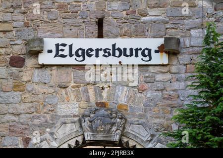 Elgersburg Schloss im Thüringer Wald Stockfoto