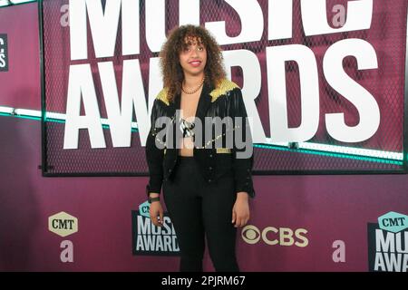 Austin, USA. 02. April 2023. Jackie Venson nimmt am 02. April 2023 im Moody Center in Austin, Texas, an den CMT Music Awards 2023 Teil. Foto: Holly Jee/imageSPACE Credit: Imagespace/Alamy Live News Stockfoto