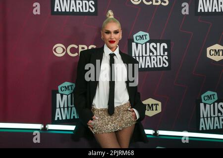 Austin, USA. 02. April 2023. Gwen Stefani nimmt am 02. April 2023 im Moody Center in Austin, Texas, an den CMT Music Awards 2023 Teil. Foto: Holly Jee/imageSPACE Credit: Imagespace/Alamy Live News Stockfoto