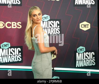 Austin, USA. 02. April 2023. Kelsea Ballerini nimmt am 02. April 2023 im Moody Center in Austin, Texas, an den CMT Music Awards 2023 Teil. Foto: Holly Jee/imageSPACE Credit: Imagespace/Alamy Live News Stockfoto