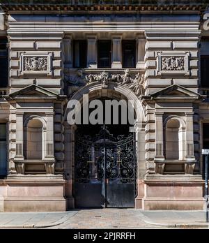 Glasgow Details. Stockfoto