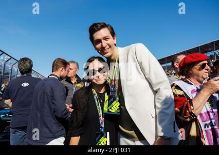 Melbourne, Australien. 02. April 2023. MELBOURNE, Australien, 2. APRIL 2023; Nicholas Joseph Braun ist ein amerikanischer Schauspieler, der während des AUSTRALISCHEN Formel-1-Grand Prix am 2. April 2023 in der Formel-1-Koppel gesehen wurde, Albert Park - Melbourne, FIA Formula1 World Championship, Raceday, Formel 1 Rennen in Australien, Motorsport, F1 GP, Honorarpflichtiges Foto, gebührenpflichtiges Bild, Copyright © Mark PETERSON/ ATP Images (PETERSON Mark/ATP/SPP). Guthaben: SPP Sport Press Photo. Alamy Live News Stockfoto