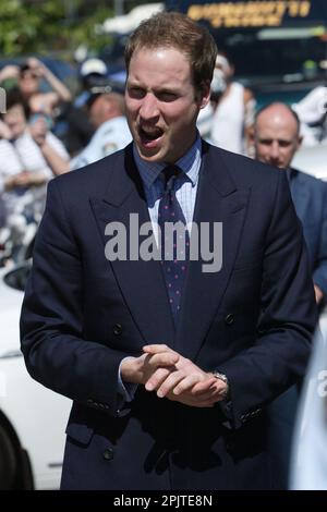 Prinz William besucht das Redfern Community Centre für einheimische Australier am ersten Tag seines dreitägigen Besuchs in Australien. Sydney, Australien - 19.01.10 Stockfoto