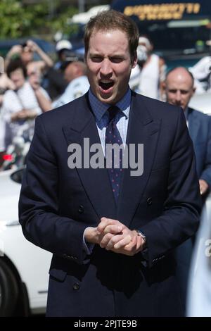 Prinz William besucht das Redfern Community Centre für einheimische Australier am ersten Tag seines dreitägigen Besuchs in Australien. Sydney, Australien - 19.01.10 Stockfoto