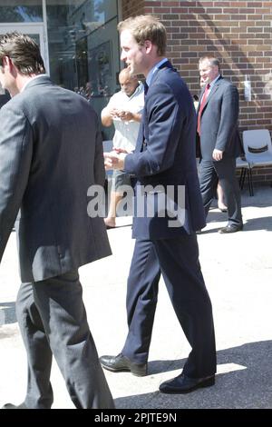 Prinz William besucht das Redfern Community Centre für einheimische Australier am ersten Tag seines dreitägigen Besuchs in Australien. Sydney, Australien - 19.01.10 Stockfoto