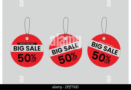 Vektorabbildung für Etikettenvorlagen im Großverkauf Stock Vektor