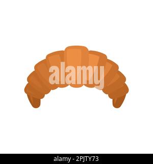Croissant isoliert. Bagel-Vektor-Illustration Stock Vektor