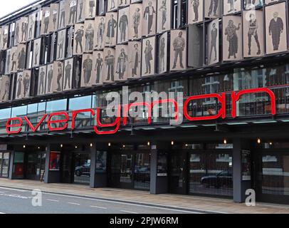 Exterieur des wiederaufgebauten (2014) Everyman Theatre, 5-11 Hope Street, Liverpool, Merseyside, England, UK, L1 9BH Stockfoto