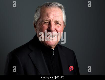 Porträt des Weltmeisters Golfer Gary Player Stockfoto