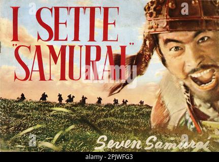 TOSHIRO MIFUNE IN SEVEN SAMURAI / SHICHININ NO SAMURAI / I SETTE SAMURAI 1954 DIRECTOR AKIRA KUROSAWA TOHO COMPANY Stockfoto