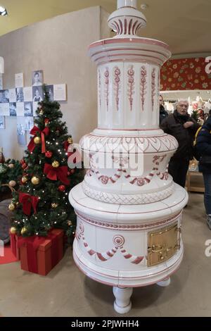 Via Luigi Negrelli Street, Shop Thun, Bolzano, Trentino Alto Adige, Italien, Europa Stockfoto