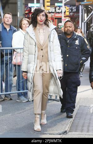 New York, New York, USA. 03. April 2023. Lana Wilson wurde am 03. April 2023 in Good Morning America in New York City gesehen. Kredit: Rw/Media Punch/Alamy Live News Stockfoto