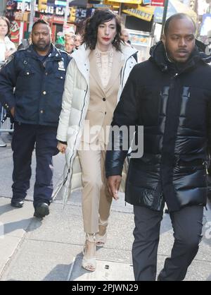 New York, New York, USA. 03. April 2023. Lana Wilson wurde am 03. April 2023 in Good Morning America in New York City gesehen. Kredit: Rw/Media Punch/Alamy Live News Stockfoto