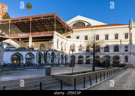 Bahnhof Rossio, Lissabon, Portugal Stockfoto