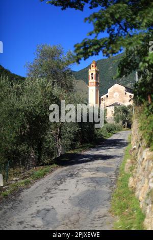 Notre Dame du Mont, Breil sur Roya, Vallee de la Roya, Parc national du Mercantour, Alpes Maritimes, 06, Cote d'Azur, Frankreich Stockfoto