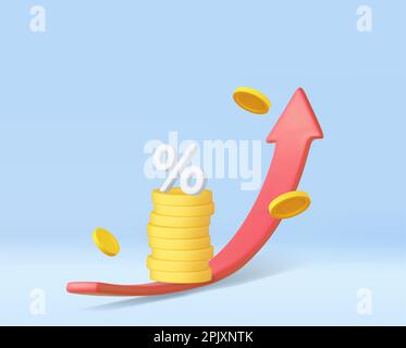 3D Pfeile Geld Stock Vektor