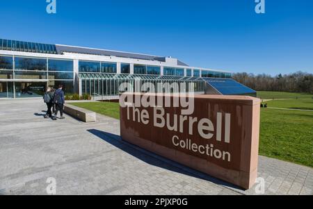 The Burrell Collection, Pollok Country Park, Glasgow, Schottland, Großbritannien, Stockfoto