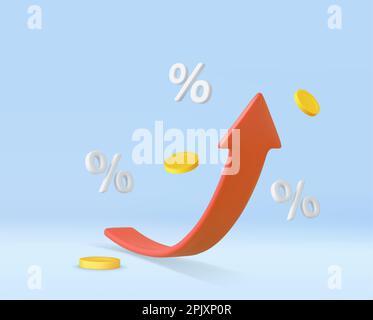 3D Pfeile Geld Stock Vektor