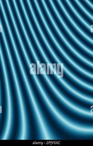 Abstrakter Hintergrund gekrümmter blauer Linien Stockfoto
