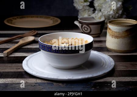 Köstliches und süßes seviyanisches oder reines Korma. Indisch - Pakistanische Traditionelle Süße Speisen. Speziell für Eid Stockfoto