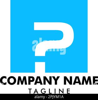 Design Der Logo-Vorlage Für Fragenfelder Stock Vektor