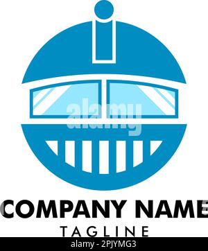 Symbolvektor des Roboterlogos Stock Vektor