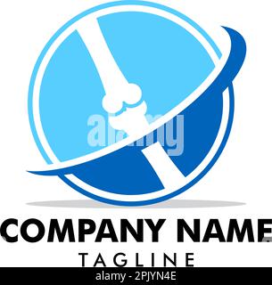 Inspiration Für Orthopädische Logo-Designvorlagen Stock Vektor