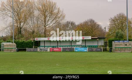 Newport Pagnell, Großbritannien, 6. November 2022:Newport Pagnell Town Football Club, Wills Road Ground Stockfoto