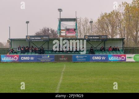 Newport Pagnell, Großbritannien, 6. November 2022:Newport Pagnell Town Football Club, Wills Road Ground Stockfoto