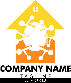 Egg House Logo Template Design Vector Stock Vektor