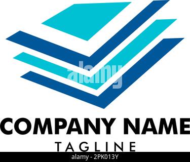 Datenspeicherungssymbol Vektor-Logo-Vorlage Stock Vektor