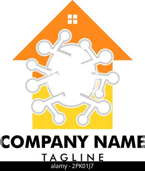 Egg House Logo Template Design Vector Stock Vektor