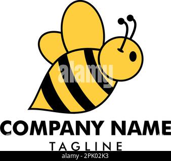 Vektorvorlage für BEE-Logo-Symbol Stock Vektor