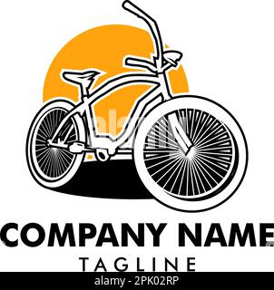 Vektorvorlage für Fahrradlogo Stock Vektor